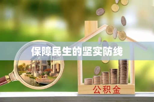 青原保障民生的坚实防线