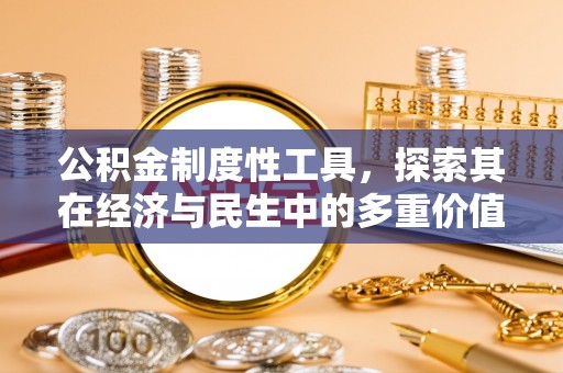 青原公积金制度性工具，探索其在经济与民生中的多重价值